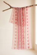 Printed Organza Dupatta in Pink