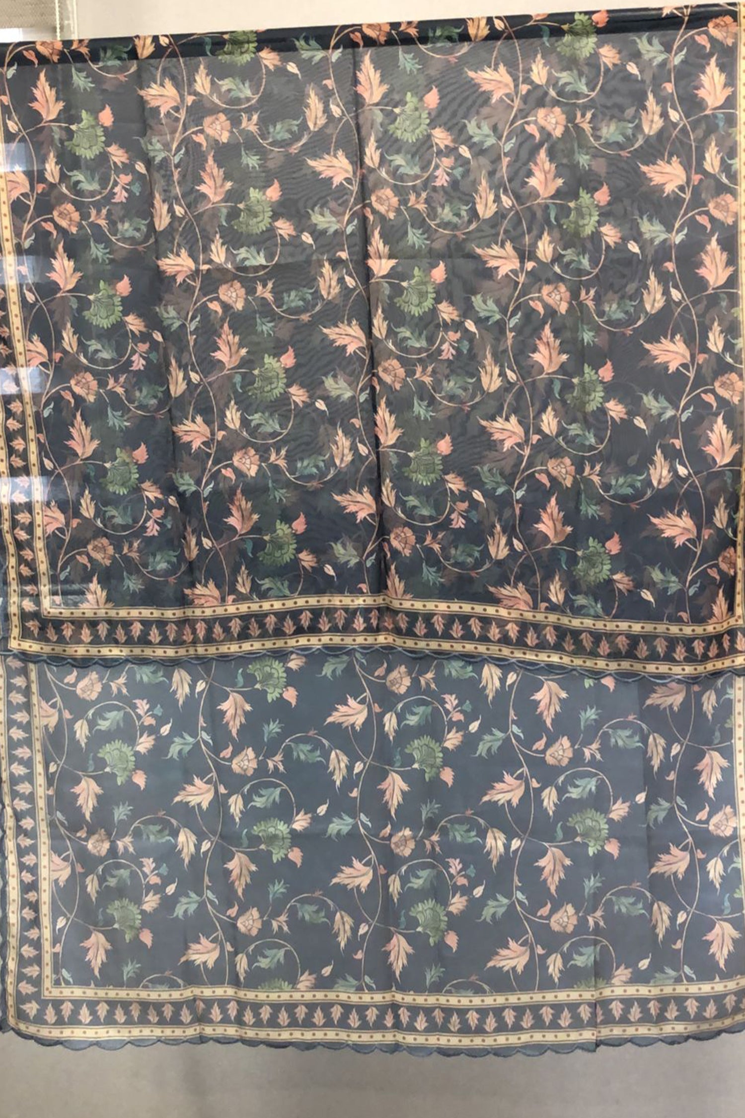 Teal Floral Printed  Lawn Cotton Co-ord Set