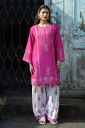 Berry Pink Printed Lawn Cotton Co-ord Set