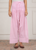 House Of Kari Pink Farsi Cotton Pants