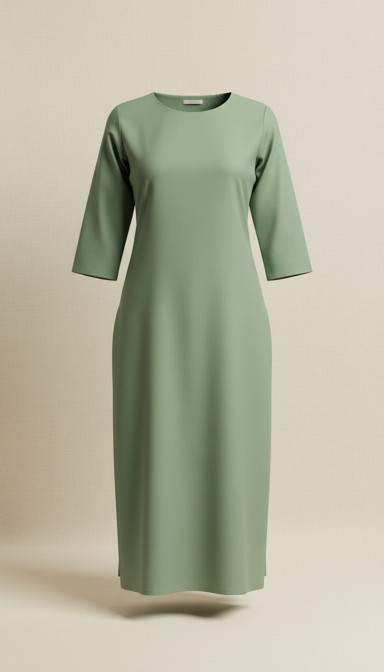 Sage Green Minimalist Kurti